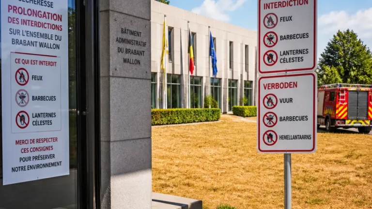 Le Brabant wallon étend jusqu’au 31 août les interdictions liées au risque d’incendie
