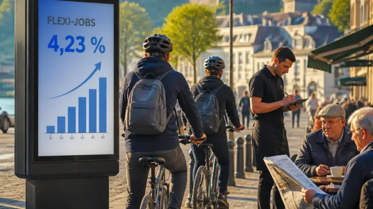 Les flexi-jobs continuent de progresser en province de Namur, hausse notable chez les jeunes