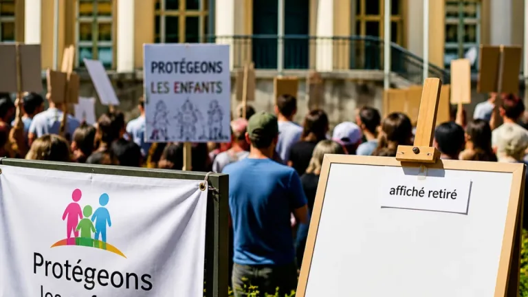 Mobilisation à Luxembourg pour renforcer la protection des enfants après des critiques et le retrait d'une affiche