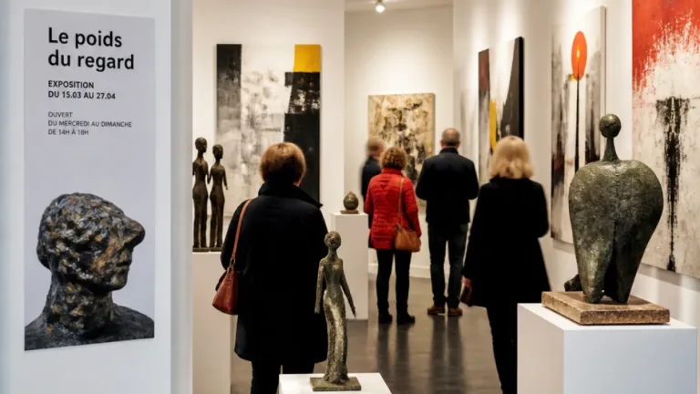 Mons accueille « Le poids du regard », duo peinture-sculpture du 31 juillet au 23 août