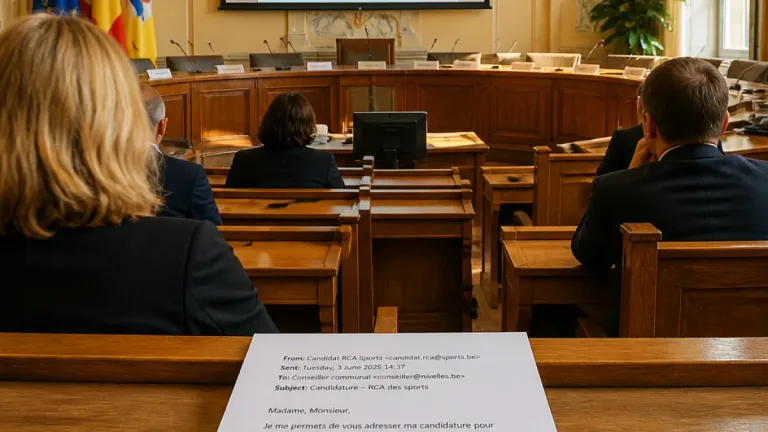 Nivelles : un recrutement à la RCA des sports contesté, le conseil communal saisi