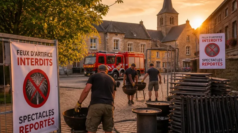 Province de Luxembourg: feu d'artifice interdit, des animations repensées en raison de la sécheresse