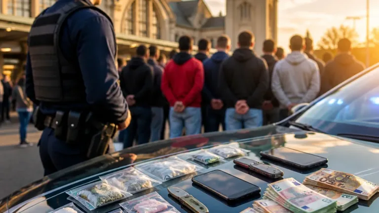 Quartier de la Gare: un suspect arrêté, drogues, couteau et cash saisis lors d’un contrôle