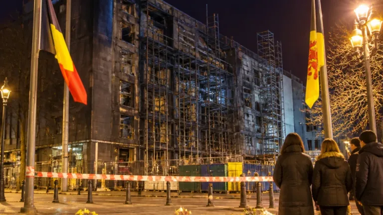 Quatre ouvriers limbourgeois parmi les six victimes de l’incendie du chantier OXY à Bruxelles