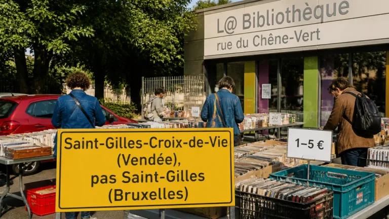 Saint-Gilles: la vente de livres annoncée a lieu à Saint-Gilles-Croix-de-Vie (Vendée)