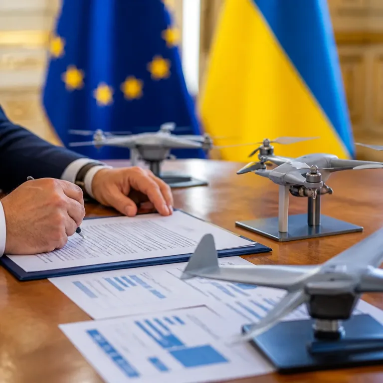 UE et Ukraine s'accordent pour accroître ensemble la production de drones