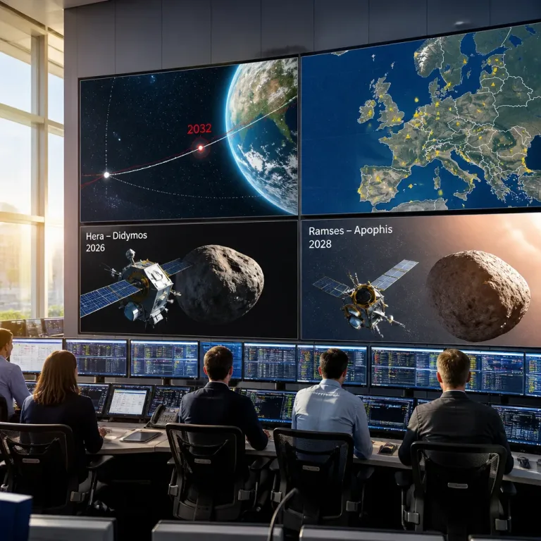 Sécurité spatiale: l’ESA accélère sa riposte face aux astéroïdes et aux débris