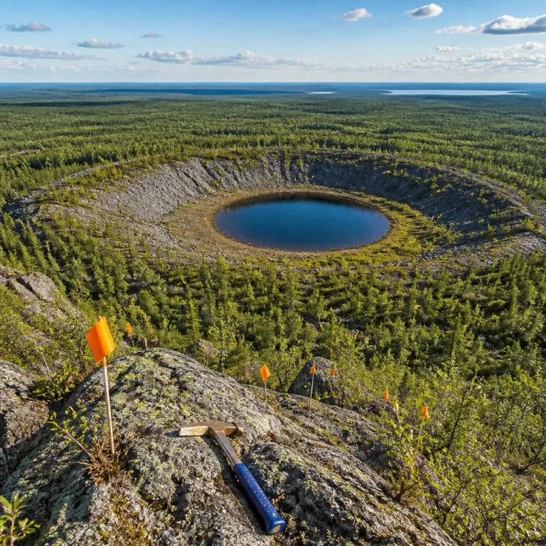 Un cratère d’impact de 390 millions d’années confirmé au nord de Magpie