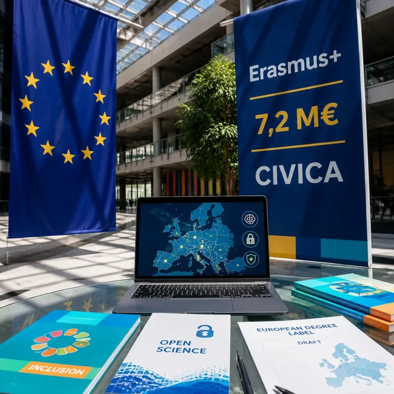 Erasmus+ prolonge l’alliance CIVICA: 7,2 millions d’euros pour deux ans