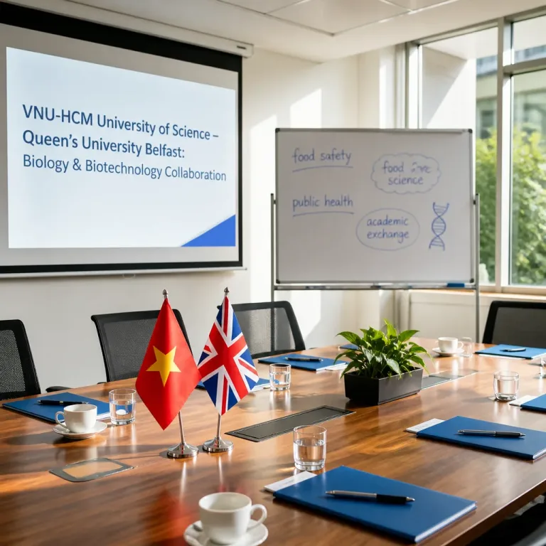 Biologie et biotechnologies: VNU-HCM et Queen's Belfast jettent les bases d'un partenariat