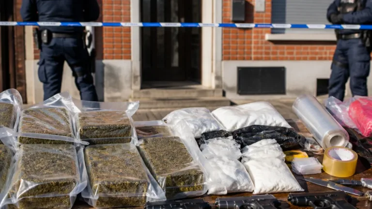 Seraing : importante saisie de drogues et d'armes après une perquisition autorisée