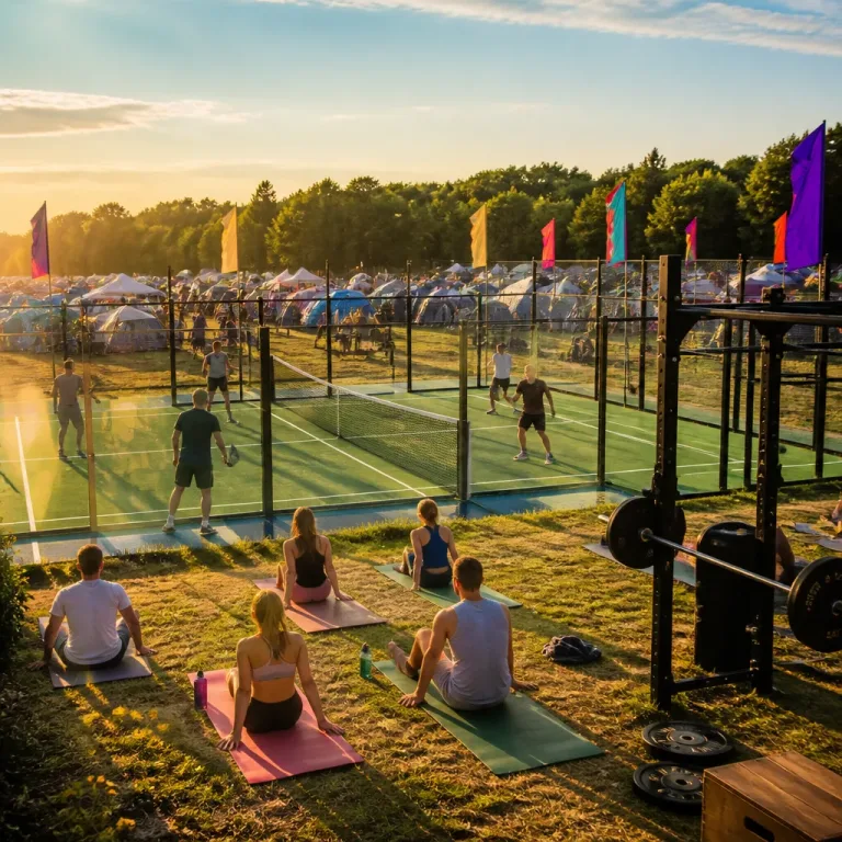 À Dreamville, Tomorrowland muscle sa fête: terrains, gym et cours à ciel ouvert