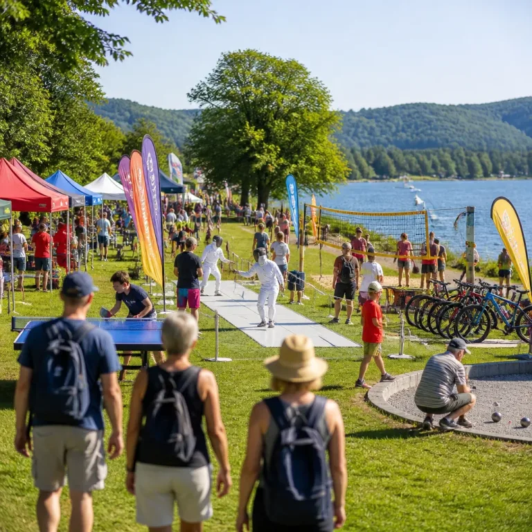 Le Village du sport installe sa tournée estivale au lac des Montagnès ce samedi
