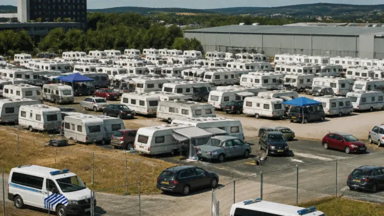 Suarlée: environ 150 caravanes sur un terrain du BEP, une expulsion en référé visée