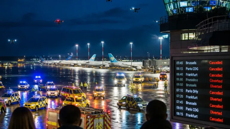 Suspension temporaire du trafic à l'aéroport de Luxembourg après détection de drones