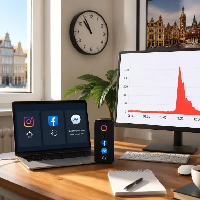 Instagram, Facebook et Messenger perturbés: panne chez Meta en recul après un pic ce matin