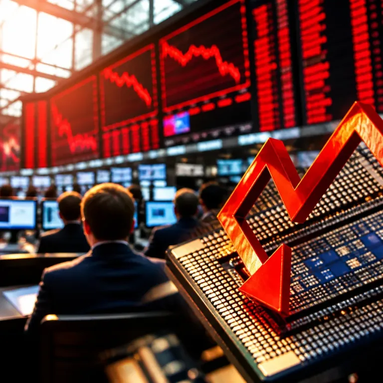 Baisse marquée des valeurs tech à Wall Street, les semi‑conducteurs pointés du doigt