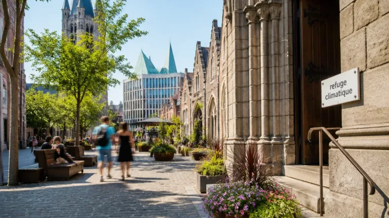 Tournai met en place des « refuges climatiques » et vise la végétalisation pour lutter contre la canicule