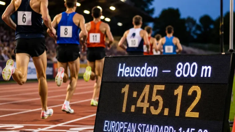 Tournai: victoire de Camille Laus sur 800 m à Heusden, l’Euro encore en ligne de mire