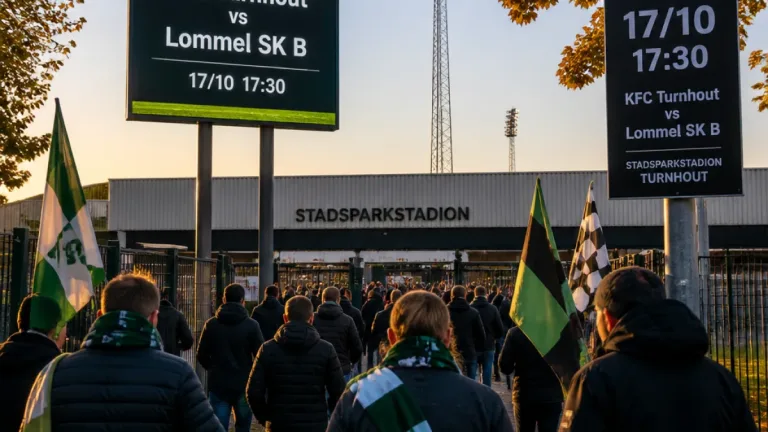 Turnhout accueille Lommel SK B le 17 octobre : informations pratiques et suivi du match