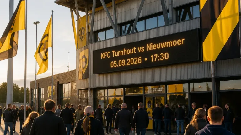 Turnhout accueille Nieuwmoer : tout sur le match du 5 septembre au Stadsparkstadion