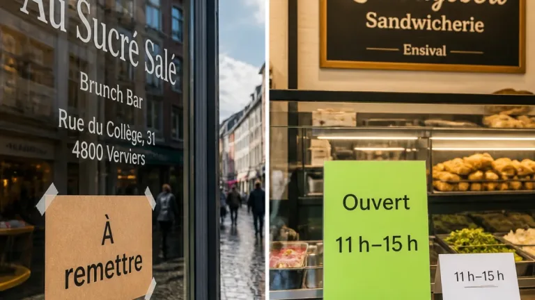 Verviers: deux enseignes locales à remettre, le service reste assuré à Ensival