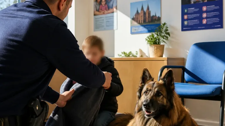 Wavre : Freya, un chien de soutien émotionnel, intégré au commissariat pour aider les victimes