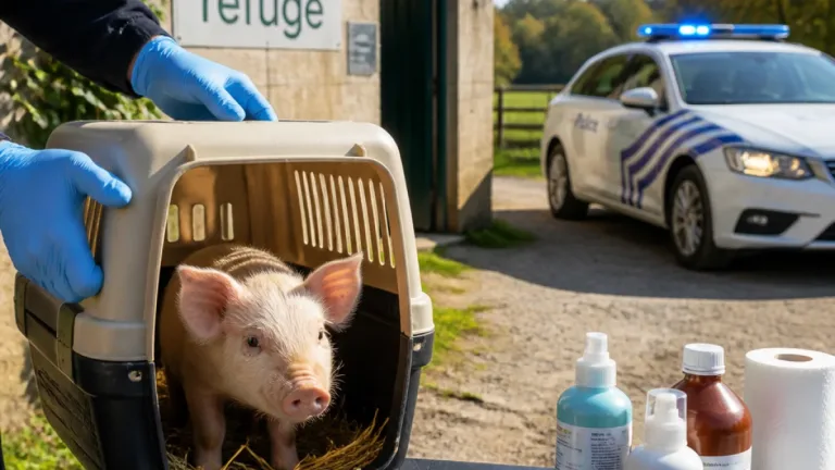 Wavre : un porcelet saisi lors d’un contrôle, l’association appelle à respecter le bien‑être animal