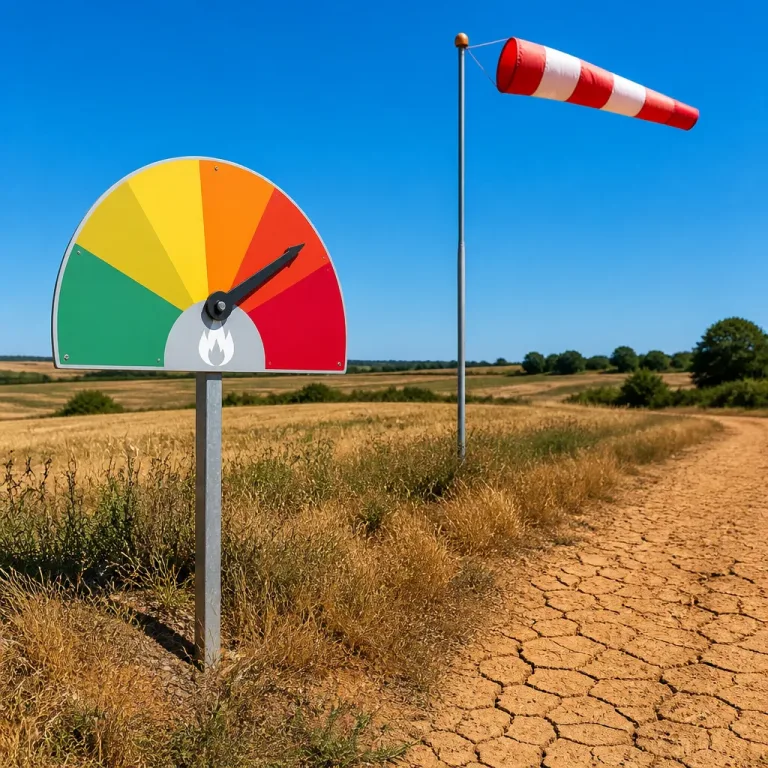 Centre-Val de Loire: chaleur modérée mais sécheresse persistante et vent de nord-est