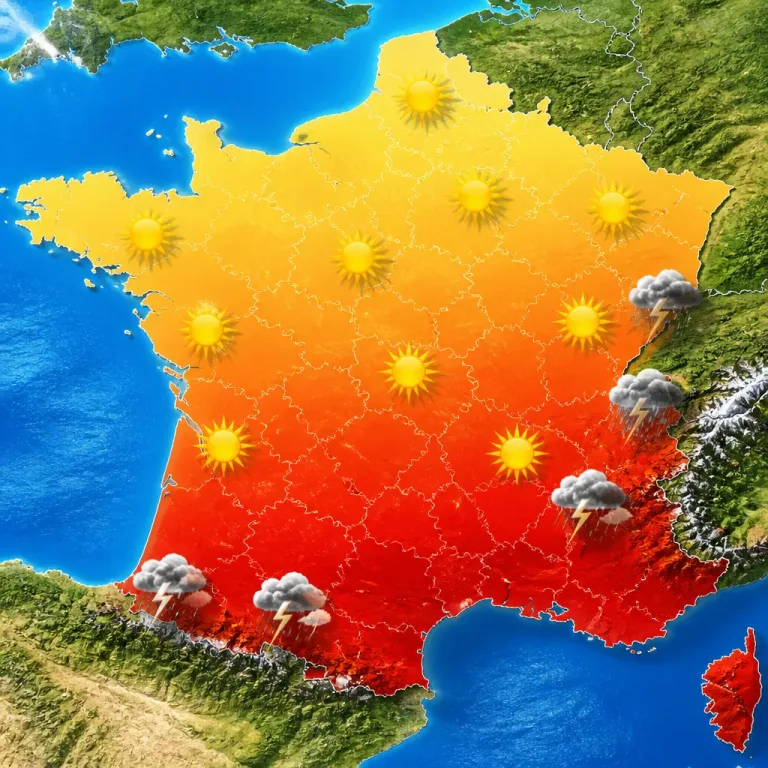 Lundi estival et modéré aux portes de la Belgique, chaleur cantonnée au sud de la France