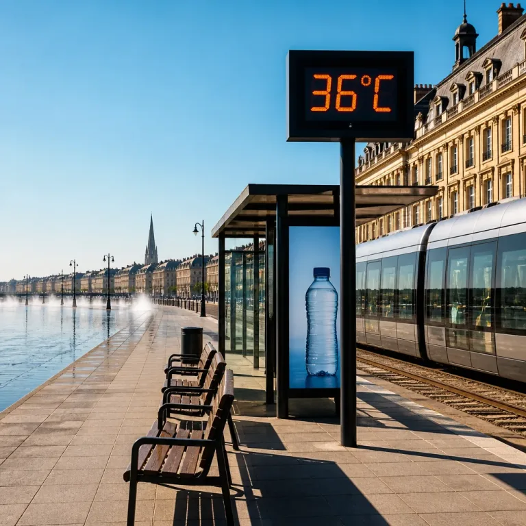 Sud-Ouest français: Bordeaux s’enfonce dans la chaleur, jusqu’à 36°C attendus