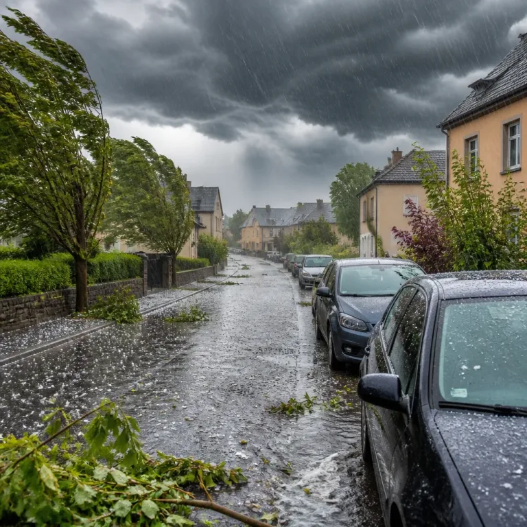 Alerte jaune au Luxembourg: orages localement intenses, grêle et rafales attendus