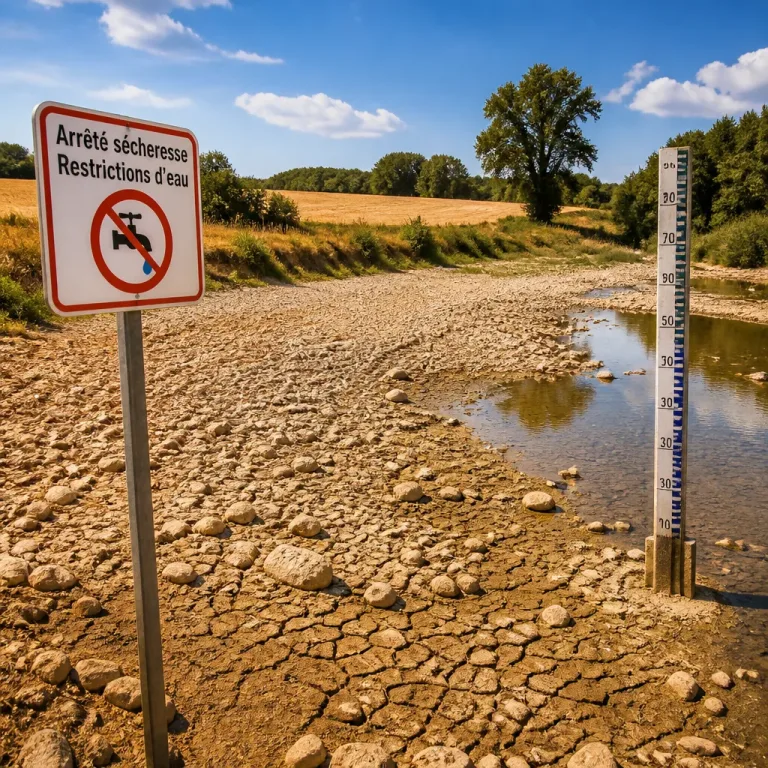 France: sécheresse majeure, les pluies divisées par deux depuis début juin