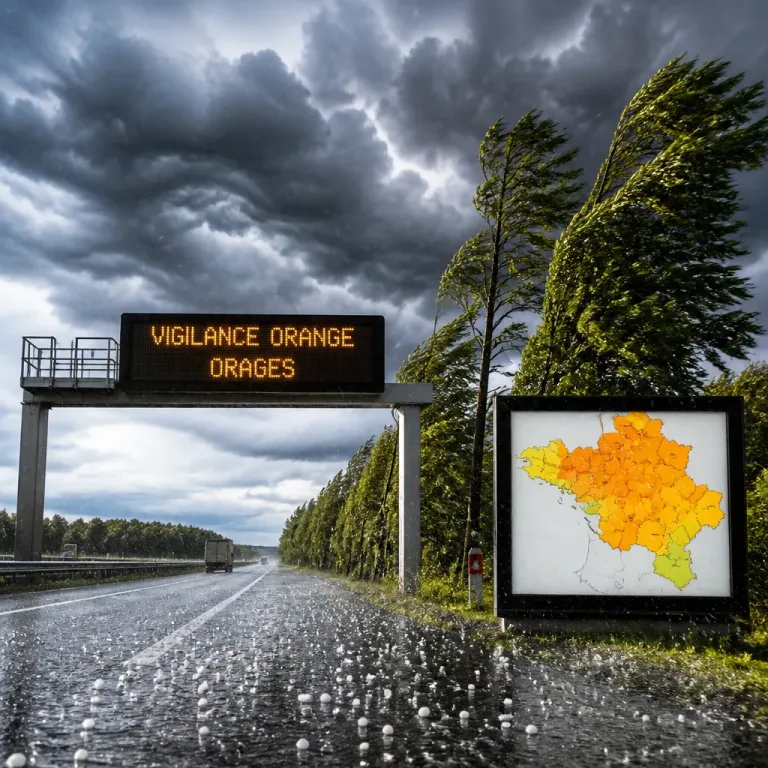 Vigilance orange : 21 départements français sous la menace d'orages localement violents