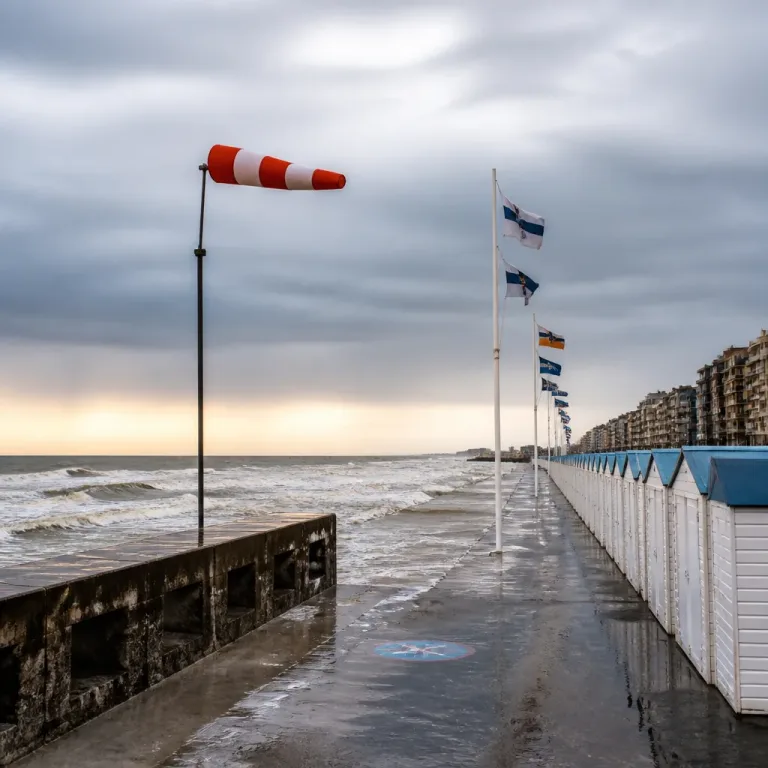 Nord de la France: ciel très nuageux et vent de nord soutenu à Dunkerque ce lundi