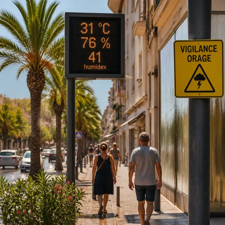 Humidité élevée et humidex: inconfort marqué dans les Pyrénées‑Orientales, vigilance jaune activée