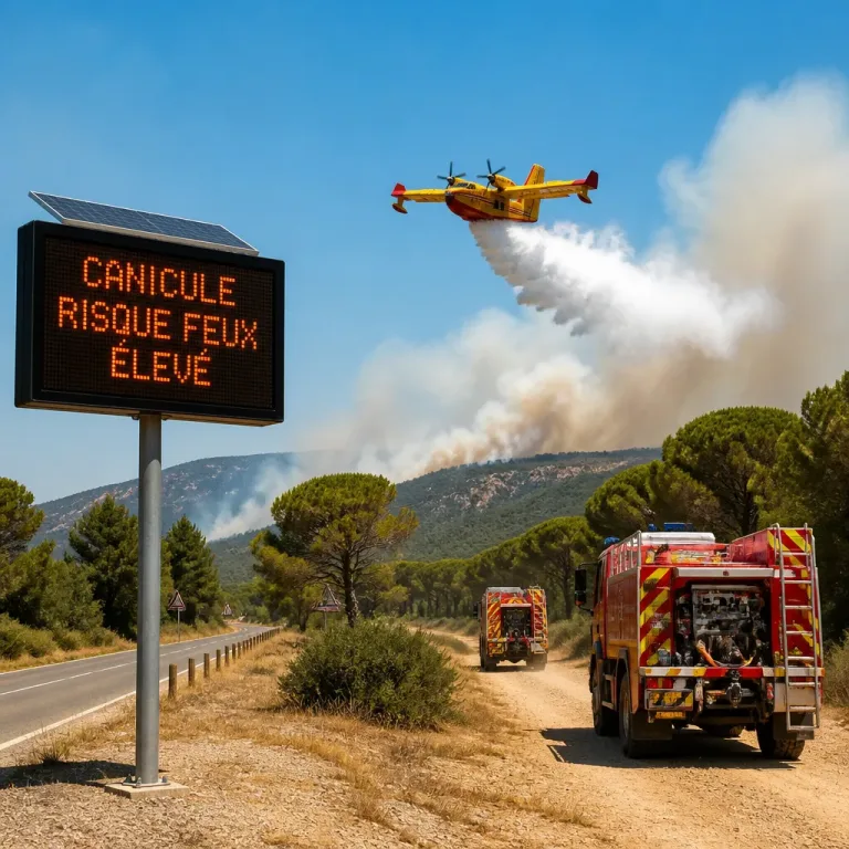 France: risque accru d’incendies et canicule, 27 départements sous tension