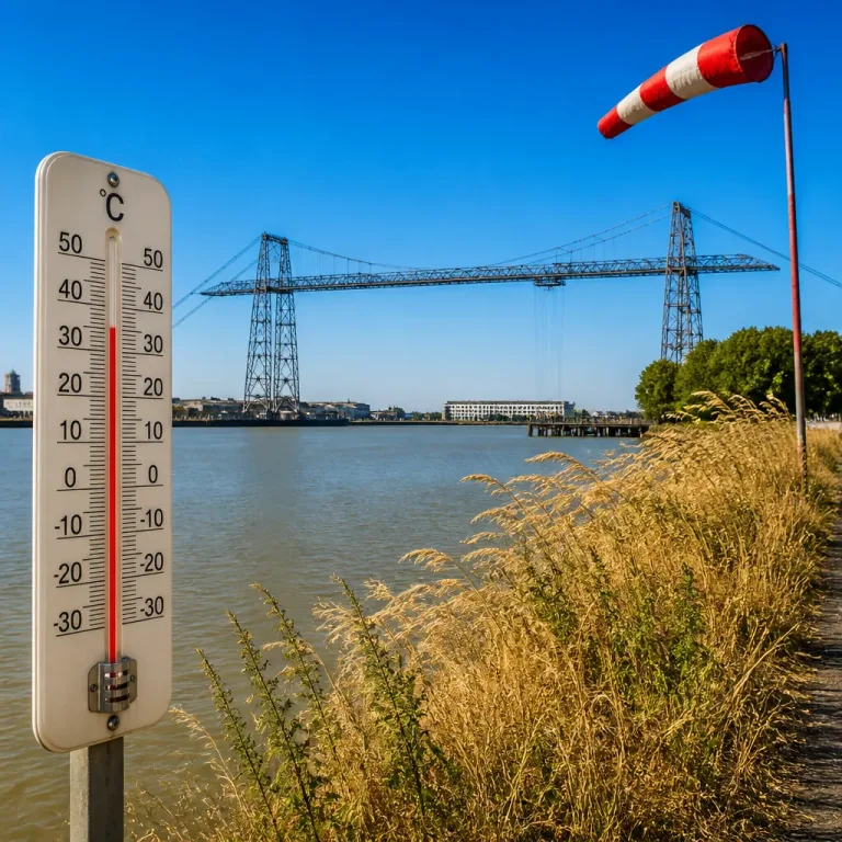Rochefort (FR): chaleur sèche et vent de nord-est jusqu’à 45 km/h ce dimanche