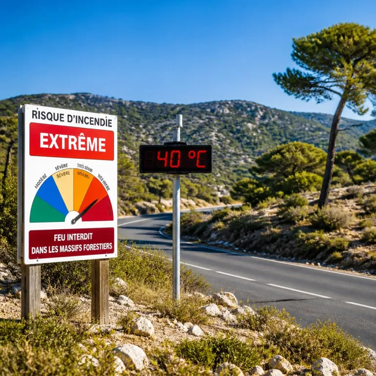 Sud de la France: dôme de chaleur, records et risque d’incendie au niveau extrême