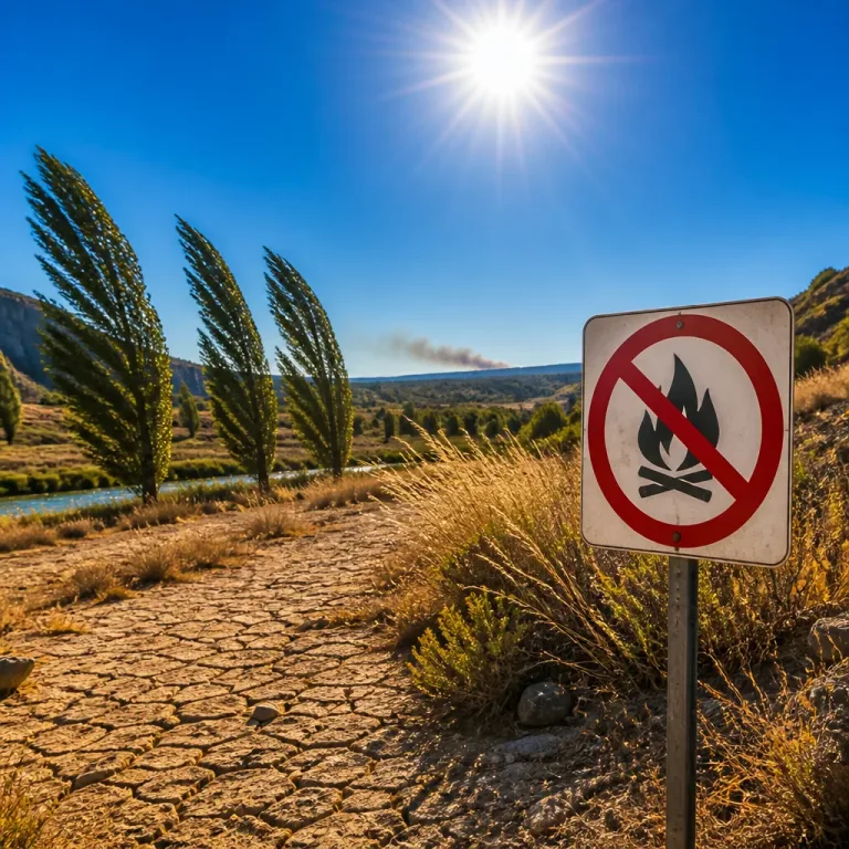 Chaleur intense et risque d’incendie dans le sud : 35–37°C et vigilance renforcée
