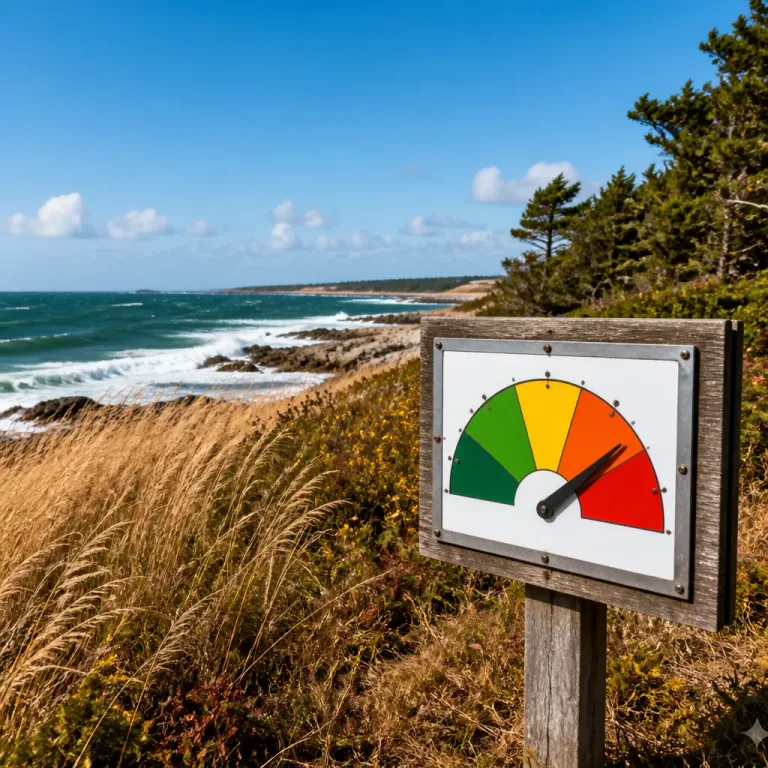 Bretagne: soleil franc, vent de nord-est et UV élevés ce lundi; risque d’incendie accru