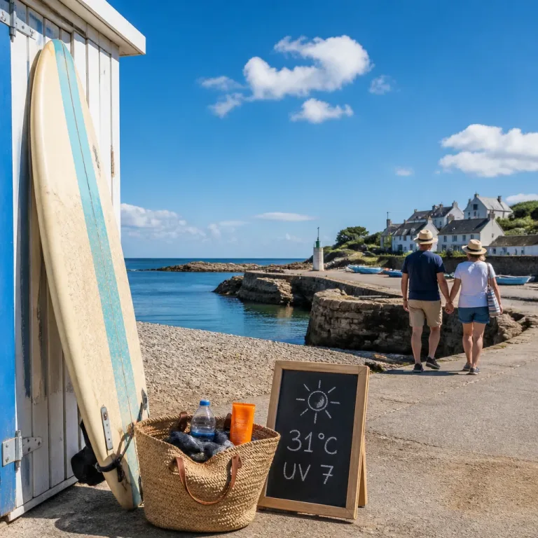 Temps chaud et ensoleillé mercredi en Bretagne, jusqu’à 31°C : attention au soleil