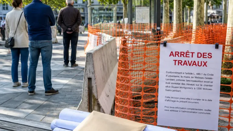 Woluwe-Saint-Lambert demande l'arrêt immédiat des travaux prévus au square Montgomery