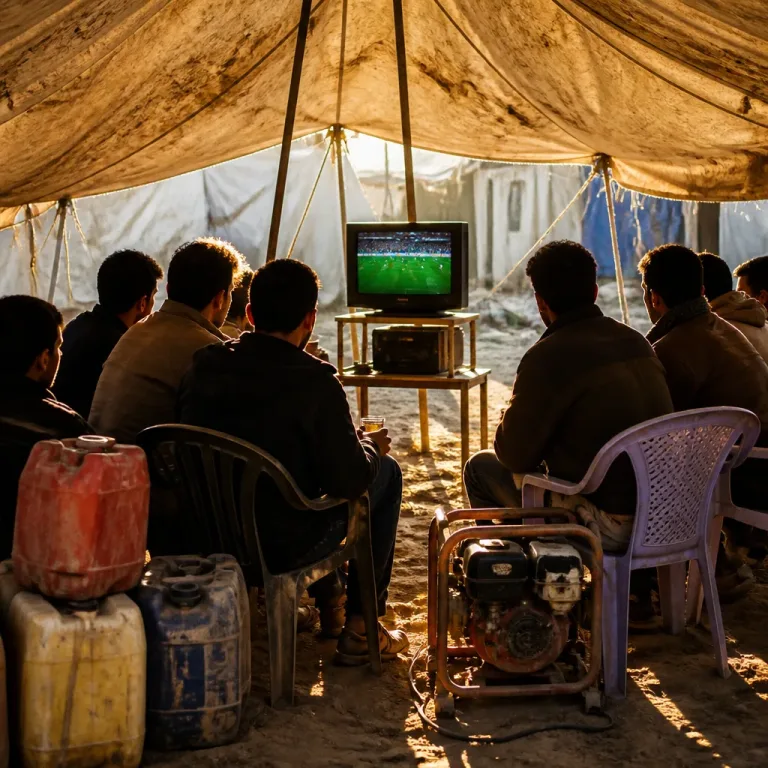 À Gaza, la Coupe du monde devient un bref répit alimenté par des générateurs de fortune