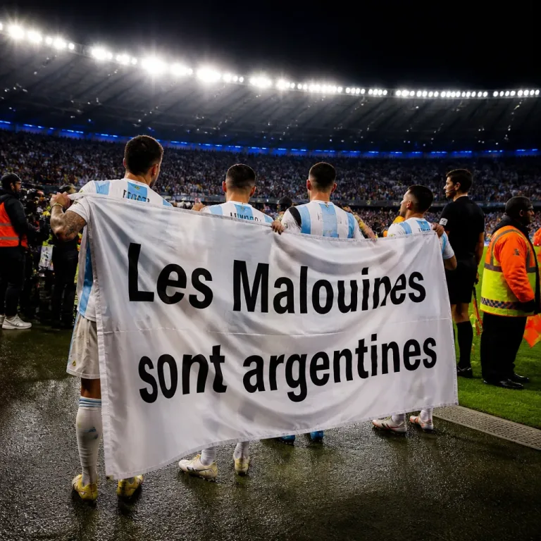 Fête argentine après l’Angleterre: une banderole sur les Malouines pourrait déclencher une procédure FIFA