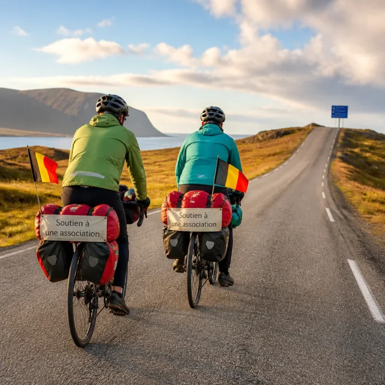 Deux Belges parcourent 3 500 km à vélo jusqu'au Cap Nord pour soutenir Make‑A‑Wish